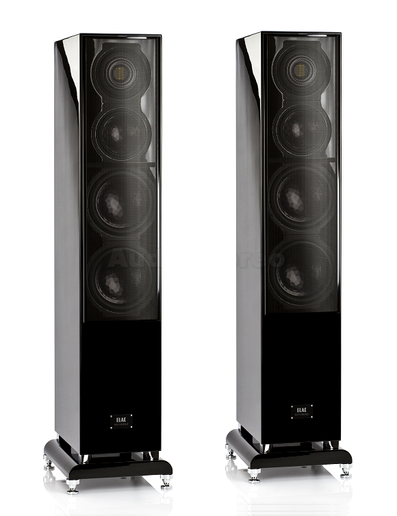 ELAC FS 509 VX-JET black high gloss finish with grilles
